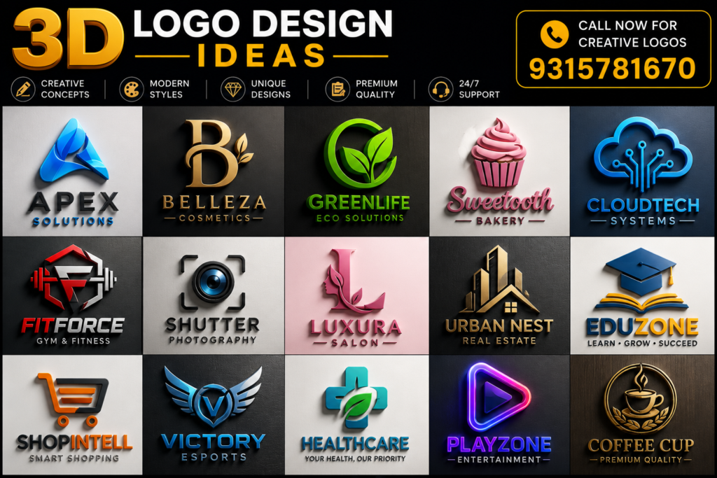 3d logo design ideas
