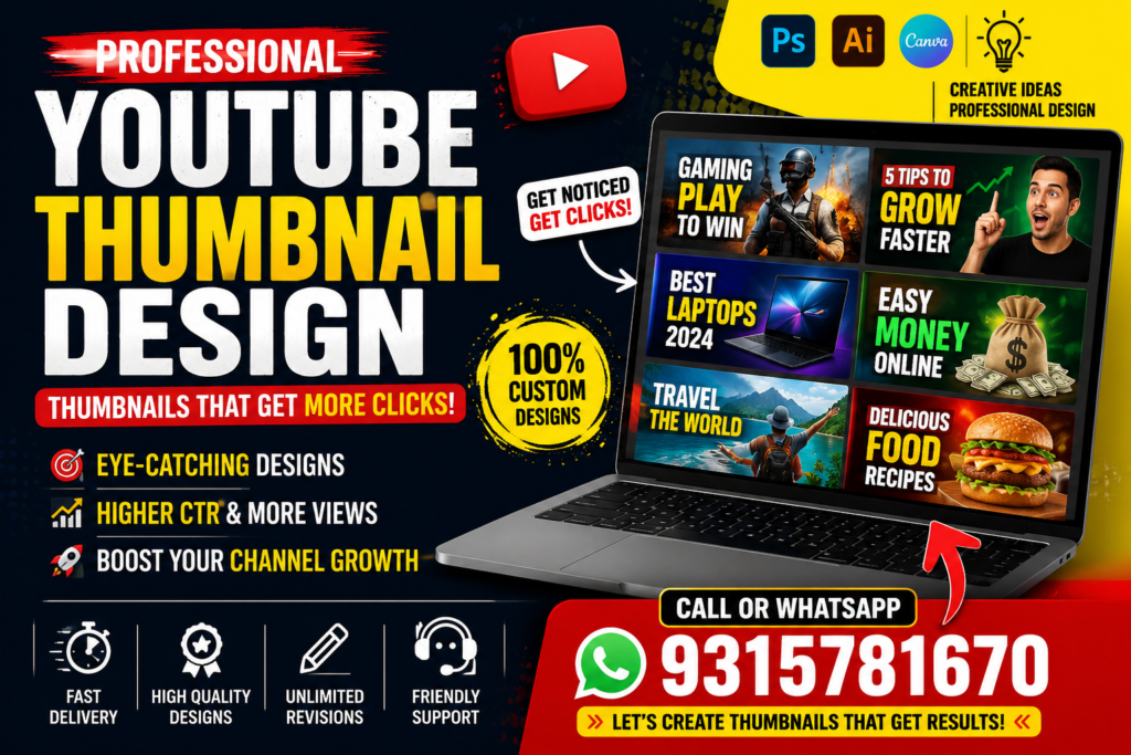 youtube thumbnail design