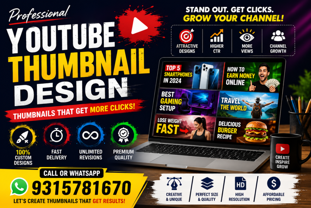 youtube thumbnail design