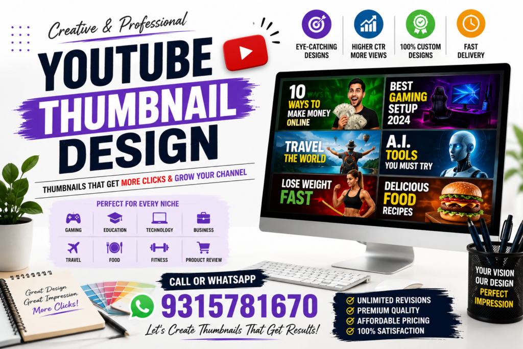 youtube thumbnail design